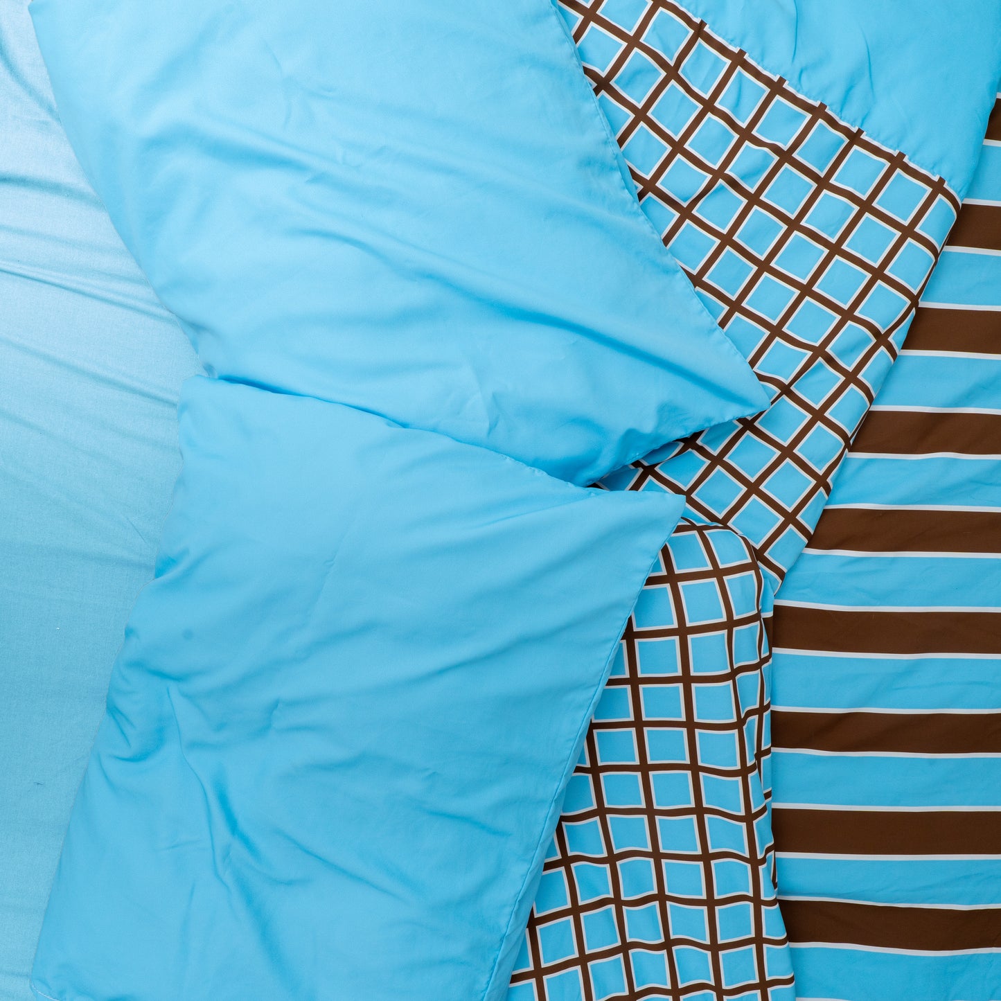Duvet rayas azul